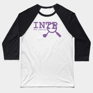 INTP The LOGICIAN MBTI types 2C Myers Briggs personality gift with icon Baseball T-Shirt